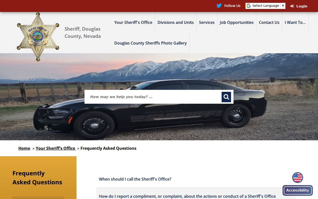 Douglas County arrest records and inmate request information