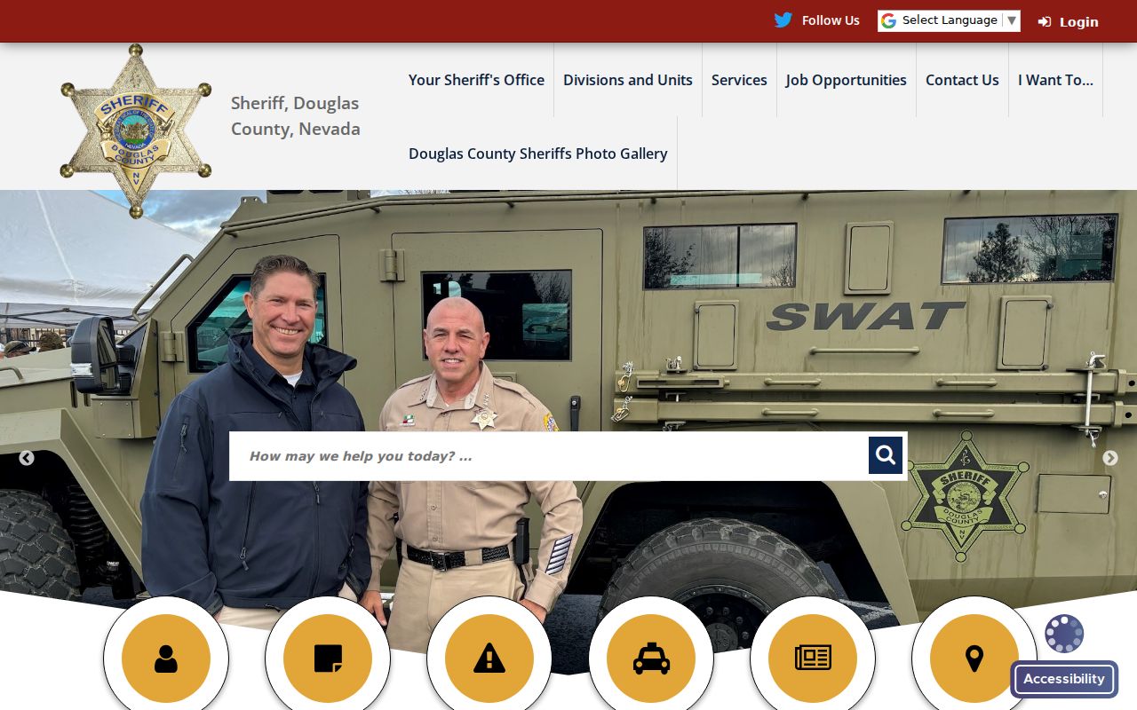 Douglas County criminal history Sheriff's Office website